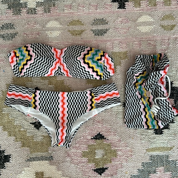 Missoni Other - Missoni Chevron bandeau Bikini Set